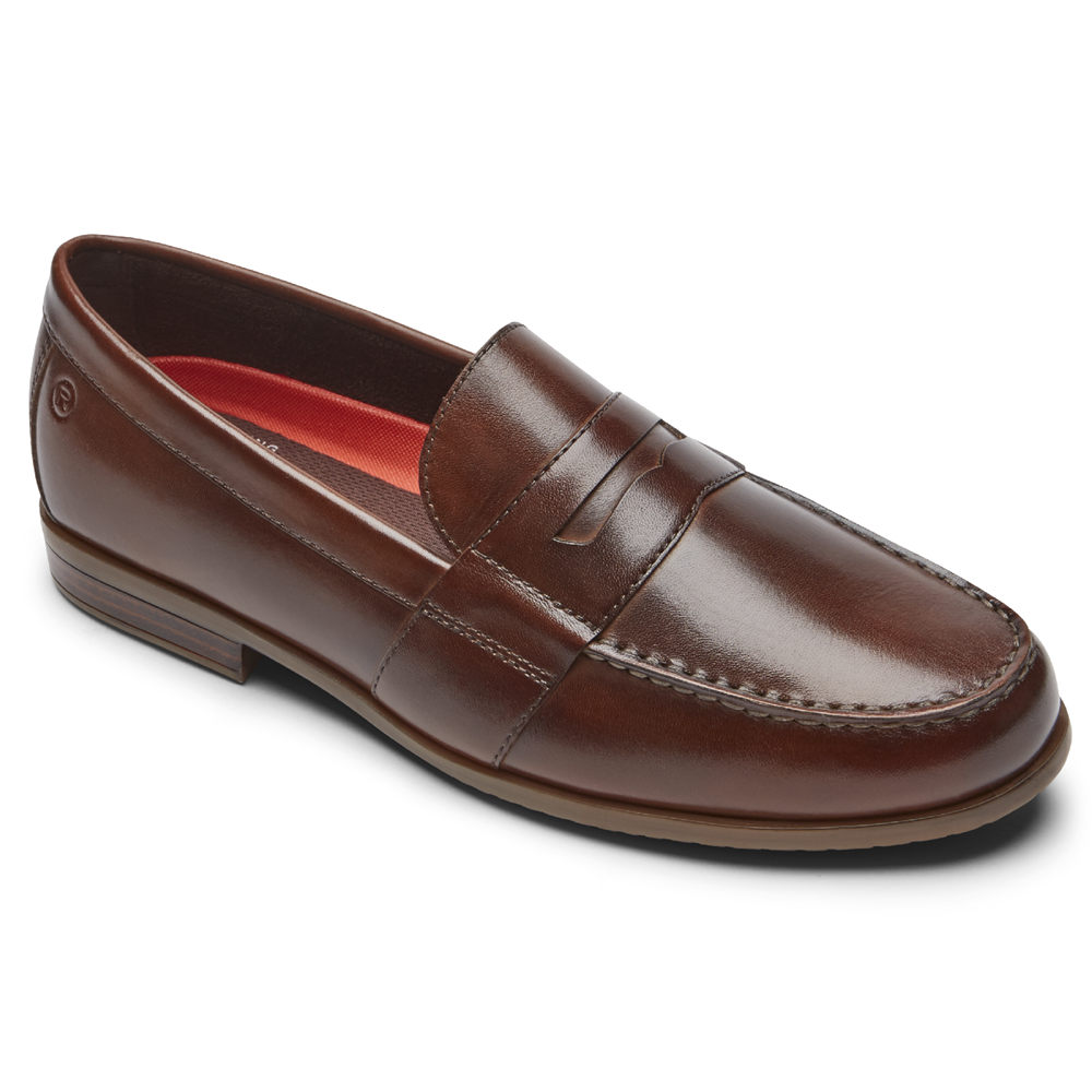 Rockport Singapore Mens Loafers - Classic Lite 2 Penny Brown - AP2759130